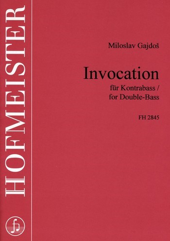 Invocation für Kontrabass&nbsp;&nbsp;&nbsp;&nbsp;