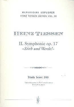 Sinfonie Nr.2 op.17  für Orchester  Studienpartitur
