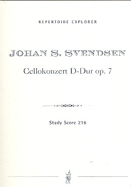Konzert D-Dur op.7 für  Violoncello und Orchester  Studienpartitur