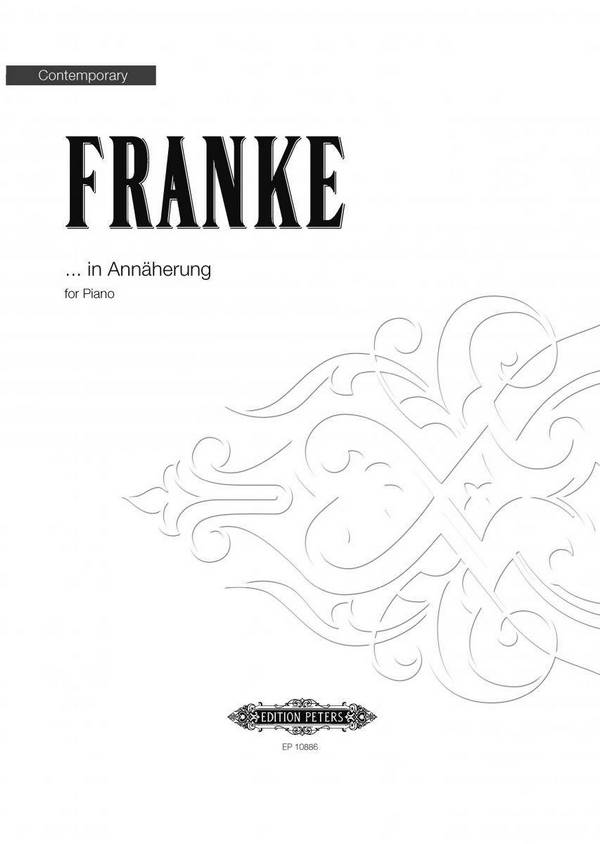 In Annäherung aus dem Werkzyklus half-way house solo XFACH  für Klavier  