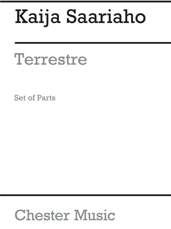 Terrestre&nbsp;&nbsp;for chamber orchestra&nbsp;&nbsp;set of parts