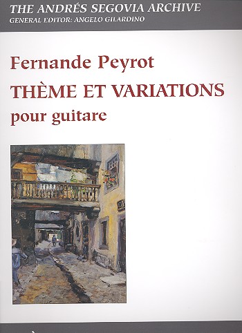 Thème et variations pour guitare&nbsp;&nbsp;&nbsp;&nbsp;