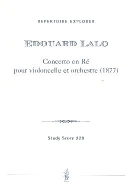 Konzert d-Moll für Violoncello  und Orchester  Studienpartitur