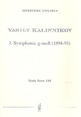 Sinfonie g-Moll Nr.1  für Orchester  Studienpartitur