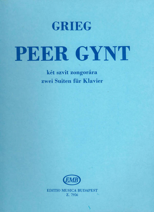 Peer Gynt 2 Suiten&nbsp;&nbsp;für Klavier&nbsp;&nbsp;