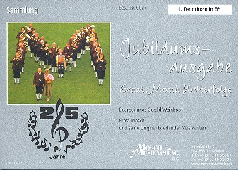 Ernst Mosch Welterfolge Band 25  für Blasorchester  Tenorhorn 1 in B