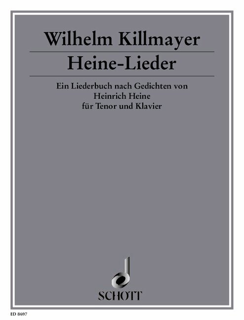 Heine-Lieder&nbsp;&nbsp;für Tenor und Klavier&nbsp;&nbsp;