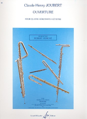 Ouverture pour 4 débutants  flûtistes  partition et parties