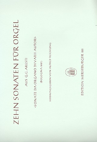10 Sonaten aus Sonate da  organo di varii autori  für Orgel