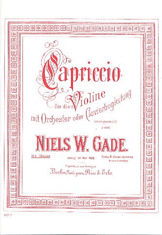 Capriccio für Violine und  Klavier  