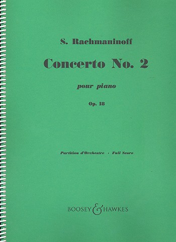 Konzert c-Moll Nr.2 op.18  für Klavier und Orchester  Partitur