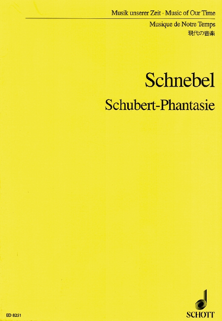 Schubert-Phantasie  für Orchester  Studienpartitur