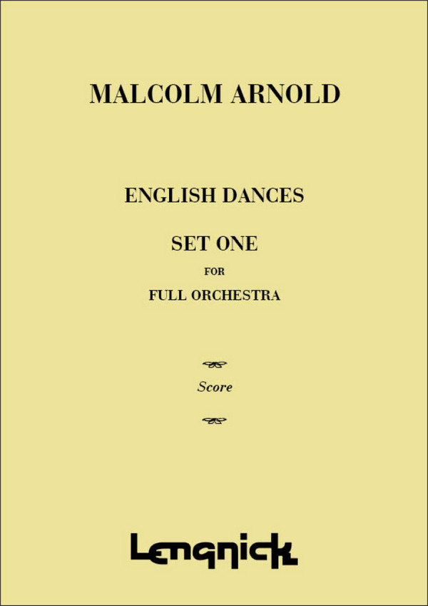 English Dances vol.1  for orchestra  study score