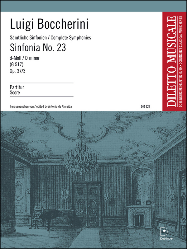 SINFONIE D-MOLL NR.23&nbsp;&nbsp;G517 OP.37,3 FUER&nbsp;&nbsp;ORCHESTER,  PARTITUR