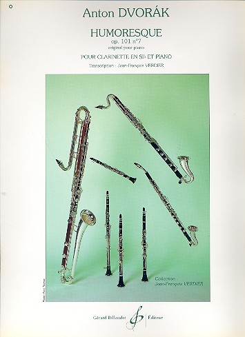 Humoresque op.101,7  pour clarinette et piano  