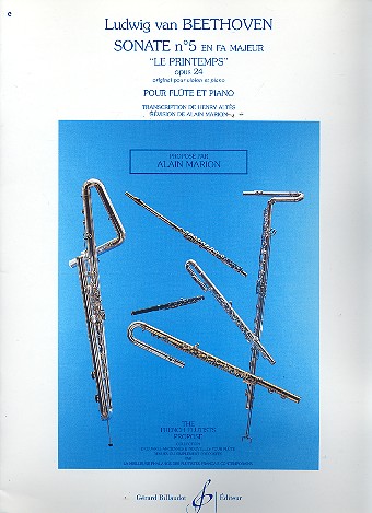 Sonate fa majeur no.5 op.24&nbsp;&nbsp;pour flûte et piano&nbsp;&nbsp;le printemps