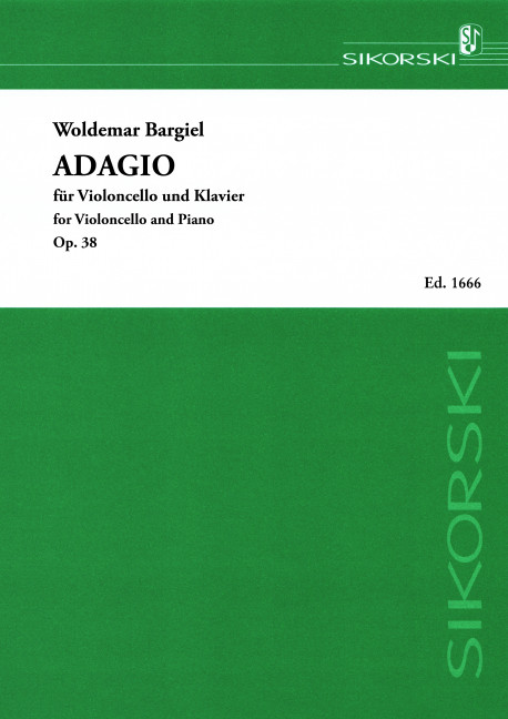 Adagio op.38   für Violoncello und Orchester   für Violoncello und Klavier