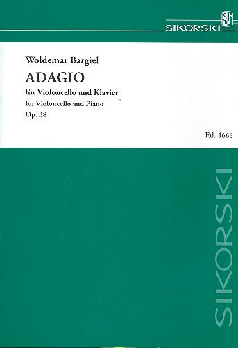 Adagio op.38   für Violoncello und Orchester   für Violoncello und Klavier