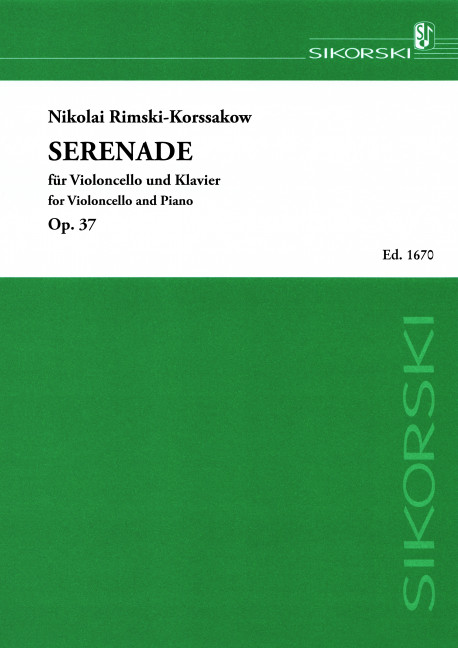 Serenade op.37&nbsp;&nbsp;für Violoncello und Klavier&nbsp;&nbsp;