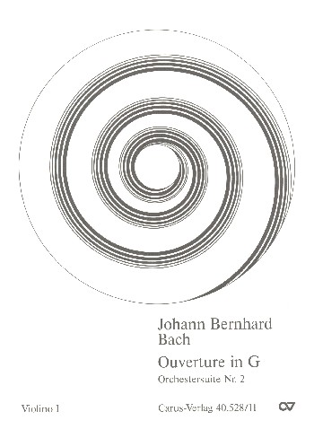 Ouvertüre G-Dur&nbsp;&nbsp;für Streicher und Bc&nbsp;&nbsp;Violine 1