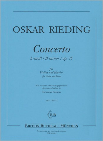 Konzert h-Moll op.35&nbsp;&nbsp;für Violine und Klavier&nbsp;&nbsp;
