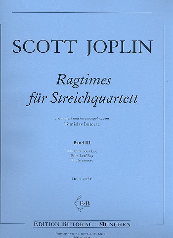 Ragtimes Band 3 für Streichquartett    