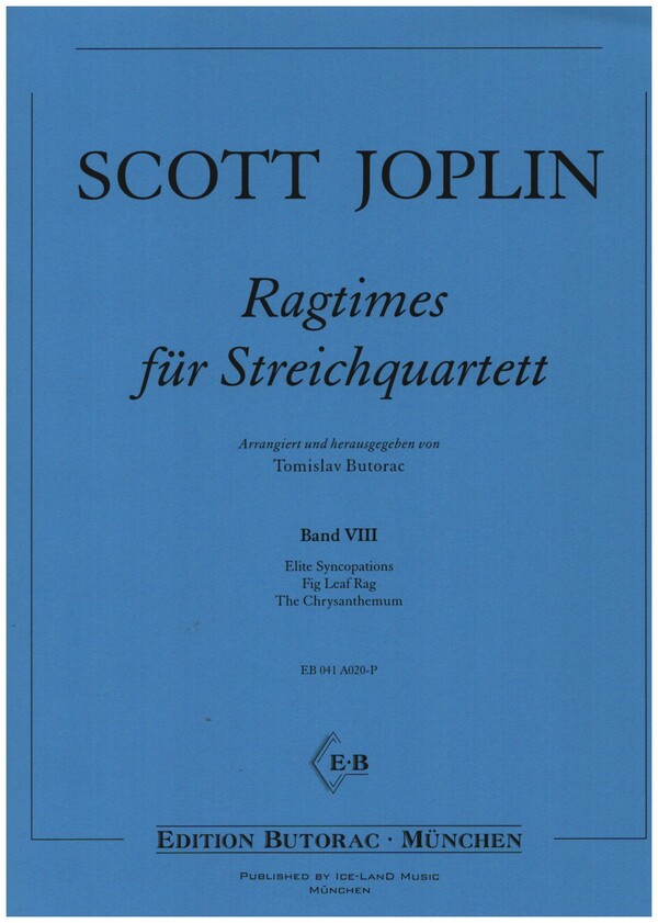 Ragtimes Band 8  für Streichquartett  