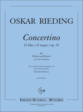 Concertino G-Dur op.24 (1.-4. Lage)&nbsp;&nbsp;für Violine und Klavier&nbsp;&nbsp;