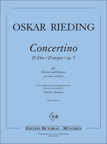 Concerto D-Dur op.5 (1.-5. Lage)&nbsp;&nbsp;für Violine und Klavier&nbsp;&nbsp;