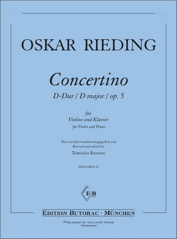 Concerto D-Dur op.5 (1.-5. Lage)  für Violine und Klavier  