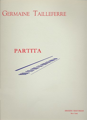Partita&nbsp;&nbsp;for piano&nbsp;&nbsp;