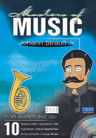 Masters of Music (+CD) - 10 berühmte Titel&nbsp;&nbsp;for baritone in B (horn in F)&nbsp;&nbsp;