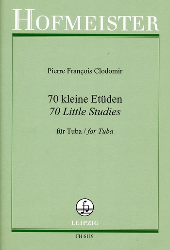 70 kleine Etüden  für Tuba  