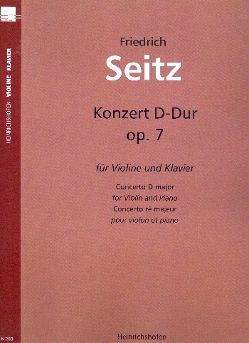 Konzert D-Dur Nr.5 op.7  für Violine und Klavier  