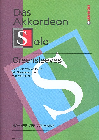 Greensleeves 14 leichte Volksliedsätze  für Akkordeon  