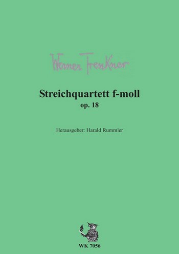 STREICHQUARTETT F-MOLL&nbsp;&nbsp;OP.18,  PARTITUR&nbsp;&nbsp;RUMMLER, HARALD, ED