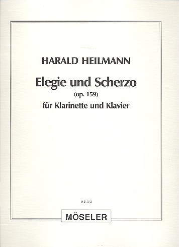 Elegie und Scherzo op.159  für Klarinette und Klavier  