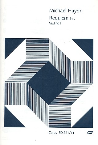Requiem c-Moll für Soli,  Chor und Orchester  Violine 1