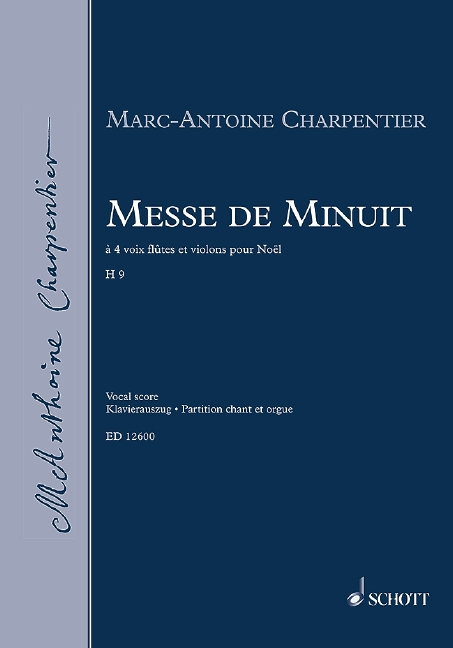 Messe de minuit&nbsp;&nbsp;a 4 voix, flutes et violons pour noel&nbsp;&nbsp;vocal score