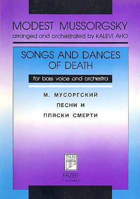 Songs and Dances of Death&nbsp;&nbsp;for low voice and orchestra&nbsp;&nbsp;study score