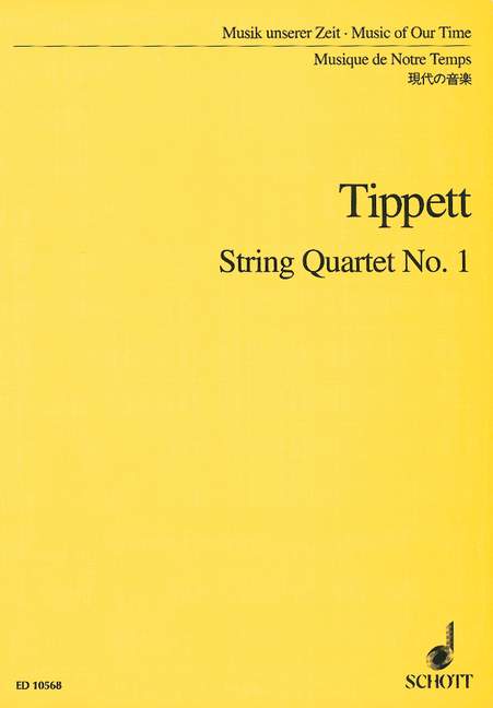 String quartet No.1  für Streichquartett  study score