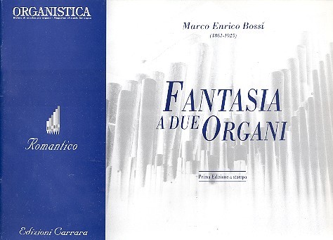 Fantasia a 2 organi  für 2 Orgeln,  Partitur  