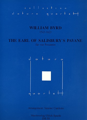 The Earl of Salisbury's Pavane  für 4 Posaunen  Partitur und Stimmen