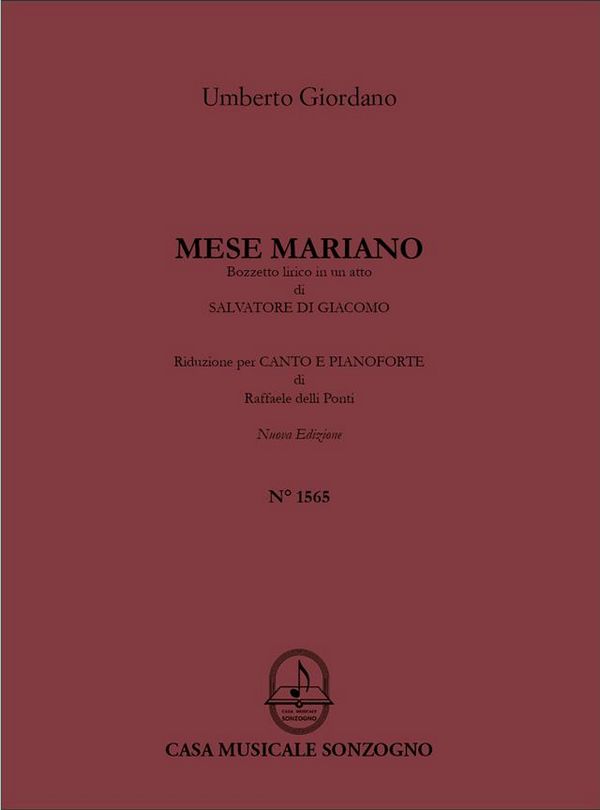 Mese Mariano Klavierauszug (it)    