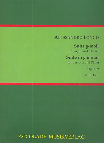 Suite op.69 g-moll  für Fagott und Klavier  
