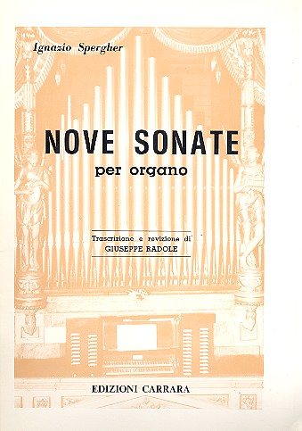 9 sonate  per organo  