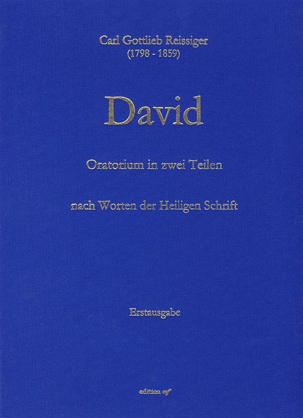 DAVID ORATORIUM FUER SOLI,  CHOR UND ORCHESTER    PARTITUR  LEINEN