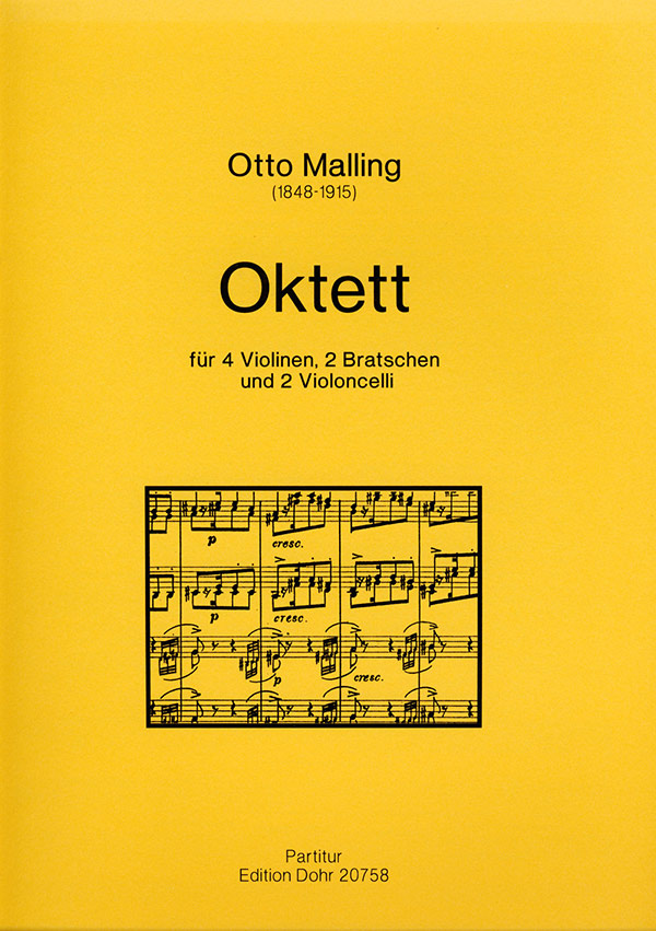 Oktett op.50 für 4 Violinen,&nbsp;&nbsp;2 Violen und 2 Violoncelli&nbsp;&nbsp;Partitur
