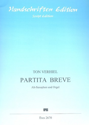 Partita brève  für Altsaxophon und Orgel  