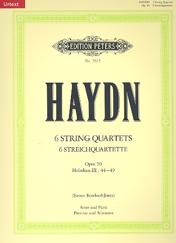 Streichquartette op.50 Band 3&nbsp;&nbsp;für Streichquartett&nbsp;&nbsp;Partitur und Stimmen